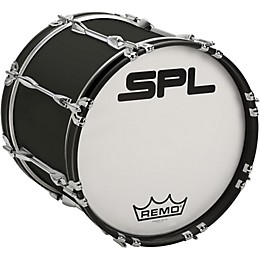 Open Box Sound Percussion Labs Birch Marching Bass Drum with Carrier Level 1 18 x 14 in. Black