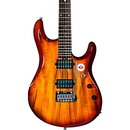 Open Box Sterling by Music Man JP100D John Petrucci Signature Series Koa Top Dimarzio Pickups Electric Guitar Level 2 Natural 888365540313