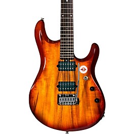 Blemished Sterling by Music Man JP100D John Petrucci Signature Series Koa Top Dimarzio Pickups Electric Guitar Level 2 Nat...