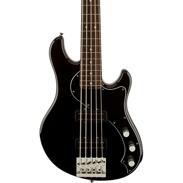 Fender American Standard HH Dimension Bass V Rosewood Fingerboard Electric Bass Guitar Black