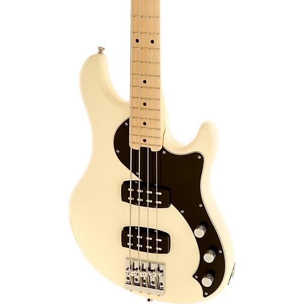 Open Box Fender American Standard HH Dimension Bass IV Maple Fingerboard Electric Bass Guitar Level 1 Olympic White