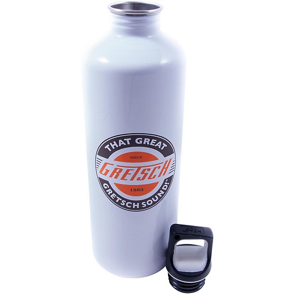 Gretsch Stainless Water Bottle White 24 Ounce