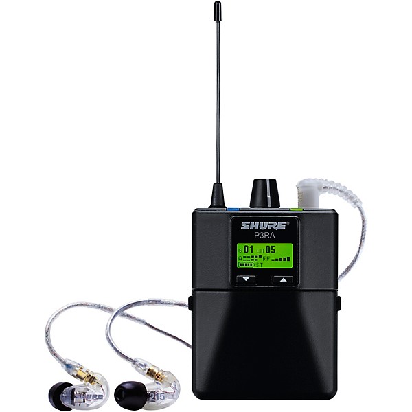 Shure PSM 300 Wireless Personal Monitoring System With SE215-CL Earphones Frequency H20