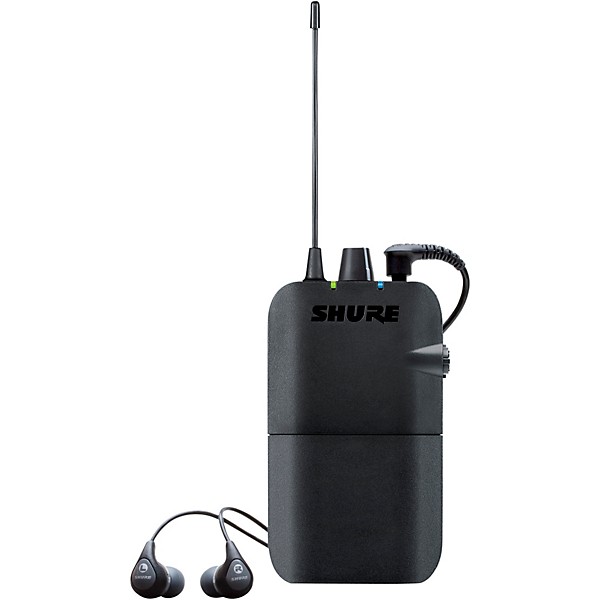 Shure PSM 300 Wireless Personal Monitoring System With SE112-GR Earphones Frequency H20