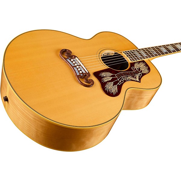 Gibson SJ-200 Montana Gold Custom Anniversary Acoustic-Electric Guitar Quilt Natural