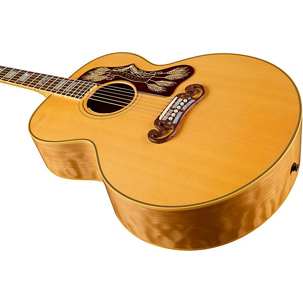 Gibson SJ-200 Montana Gold Custom Anniversary Acoustic-Electric Guitar Quilt Natural
