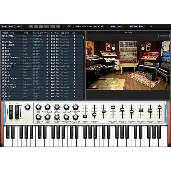 XCHANGE Virtual Instrument Collection with Arturia, Cakewalk, D16 Group, Ohm Force, Steven Slate, Sugar Bytes, and UVI