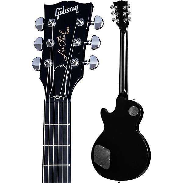 Gibson Les Paul Studio Hot Rod Electric Guitar Ebony with Blue and White Pinstripe