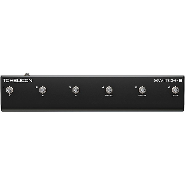 TC Helicon SWITCH-6 6-Button Footswitch Black
