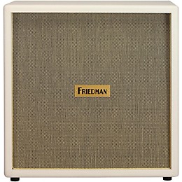 Friedman White Tolex Vintage 4x12 Guitar Speaker Cab White Tolex
