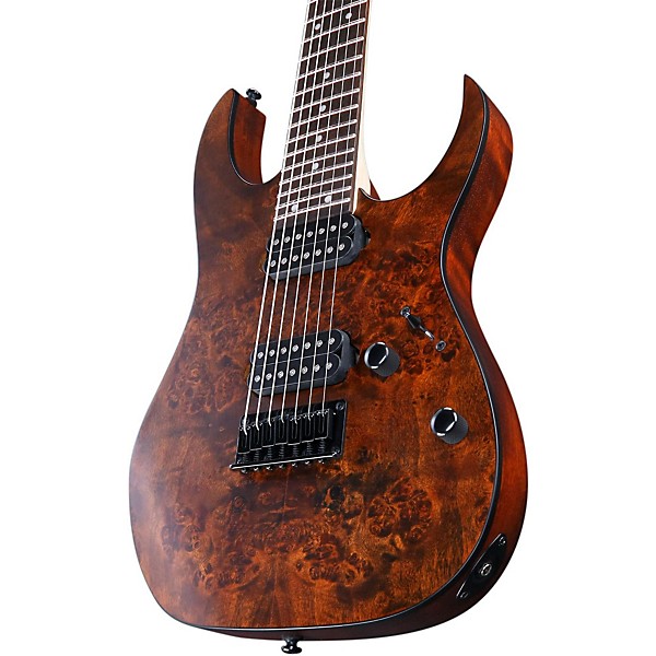 Ibanez RG Series RG7421PB 7-String Electric Guitar Flat Charcoal Brown