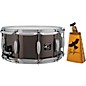 Gretsch Drums Taylor Hawkins Signature Snare Drum With Free LP Taylor Hawkins Cowbell Black Nickel Over Steel 6.5 x 14 Inch thumbnail