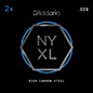 D'Addario NYPL009 Plain Steel Guitar Strings 2-Pack, .009 thumbnail