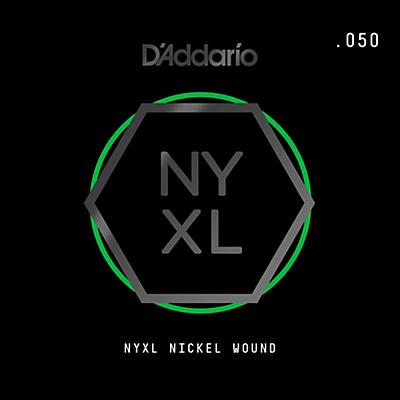 D'addario Nynw050 Nyxl Nickel Wound Electric Guitar Single String, .050 for sale