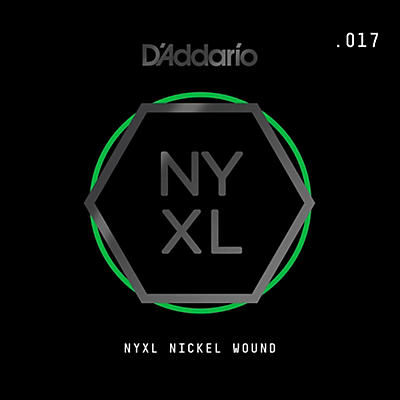 D'addario Nynw017 Nyxl Nickel Wound Electric Guitar Single String, .017 for sale
