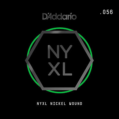 D'addario Nynw056 Nyxl Nickel Wound Electric Guitar Single String, .056 for sale
