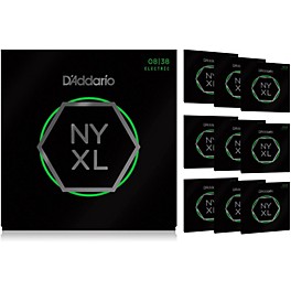 D'Addario NYXL0838 Extra Super Light 10-Pack Electric Guitar Strings