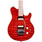 Sterling by Music Man AX4 Sub Series Flame Grain Image Electric Guitar Transparent Red thumbnail