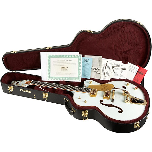 Gretsch Guitars G6136T Falcon Semi-Hollow Electric Guitar Limited Creme de Marine