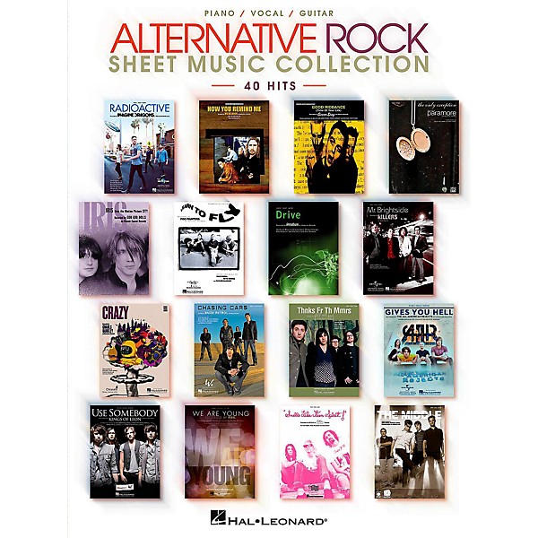 Hal Leonard Alternative Rock Sheet Music Collection Piano/Vocal/Guitar Songbook