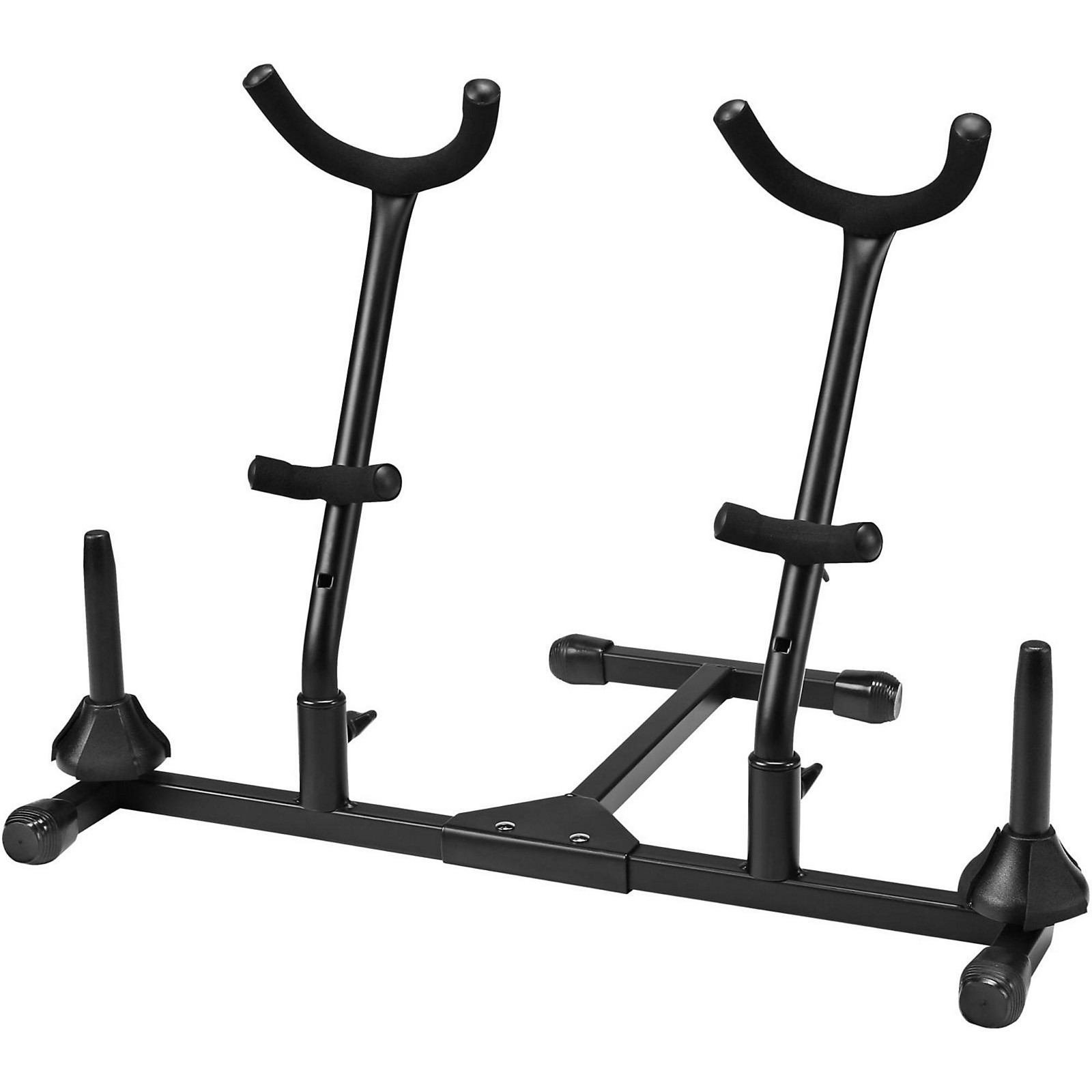 Titan Folding Alto and Tenor Double Saxophone Stand With Double Flute