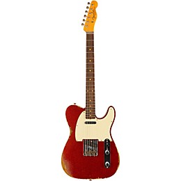 Fender Custom Shop 1960 Relic Telecaster Electric Guitar Aged Red Sparkle