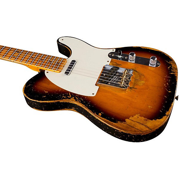 Fender Custom Shop 1952 Telecaster Heavy Relic Electric Guitar Aged 2-Color Sunburst