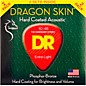 DR Strings Dragon Skin Clear Coated Phosphor Bronze Light Acoustic Guitar Strings (10-48) 2 Pack thumbnail