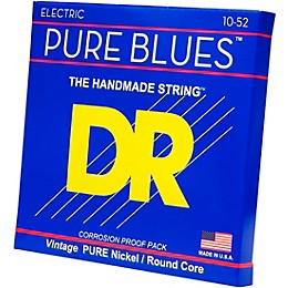 DR Strings Pure Blues  Nickel Big N' Heavy Electric Guitar Strings (10-52)