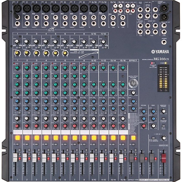Yamaha MG166CX with PXB120USB 12
