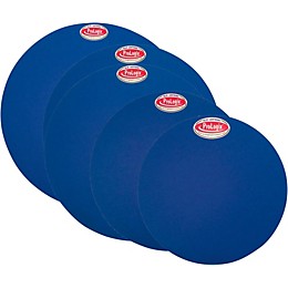 ProLogix Percussion Set of Drum Mutes 10, 12, 14, 14, 16 in. Blue Lightning Series