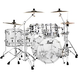 Open Box Pearl Crystal Beat 5-Piece Shell Pack Level 1 Ultra Clear