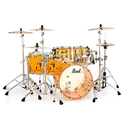 Pearl Crystal Beat 5-Piece Shell Pack Tangerine Glass
