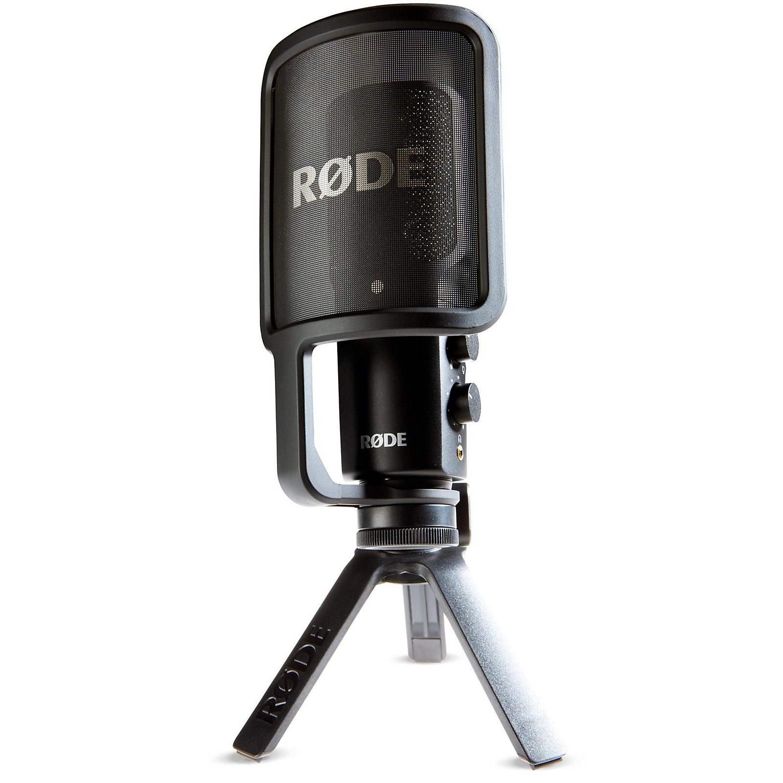 Ik heb een Engelse les Papa Mos RODE NT-USB USB Condenser Microphone | Guitar Center