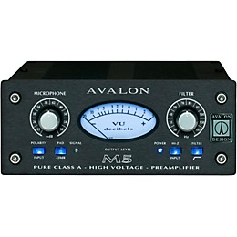 Avalon M5 Pure Class A Mono Microphone Preamplifier & DI Black