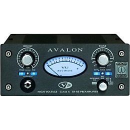 Open Box Avalon V5 Pure Class A Mono Mic-Line Pre-Re-Amp & DI Level 1 Black
