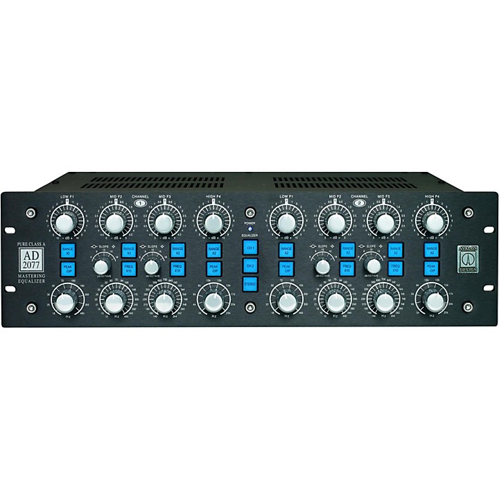 Avalon AD2077 Pure Class A Dual Mastering 4 band active-passive EQ