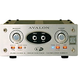 Avalon U5 Pure Class A Mono Instrument DI-Preamplifier Silver