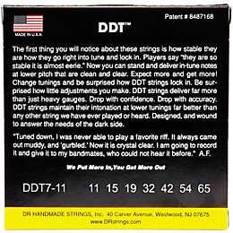DR Strings Drop Down Tuning DDT Electric 7 String Set