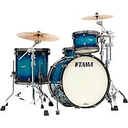 TAMA Starclassic Maple 3-Piece Shell Pack with 22" Bass Drum Molten Electric Blue Burst