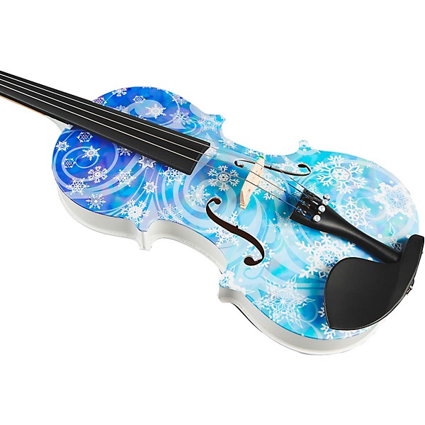 Open Box Rozanna's Violins Snowflake Series Violin Outfit Level 2 4/4 Size 190839158482