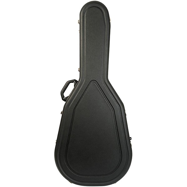 Open Box Hiscox Cases Acoustic Guitar Case/Jumbo Black Shell/Silver Int-Pro II Level 2 Regular 190839553393