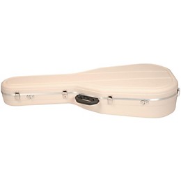 Open Box Hiscox Cases Classical Guitar Case/Medium Ivory Shell/Silver Int-Pro II Level 1