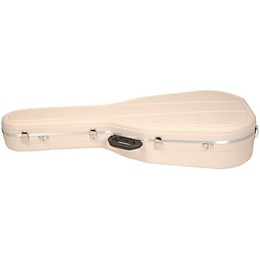 Open Box Hiscox Cases Classical Guitar Case/Large Ivory Shell/Silver Int-Pro II Level 1