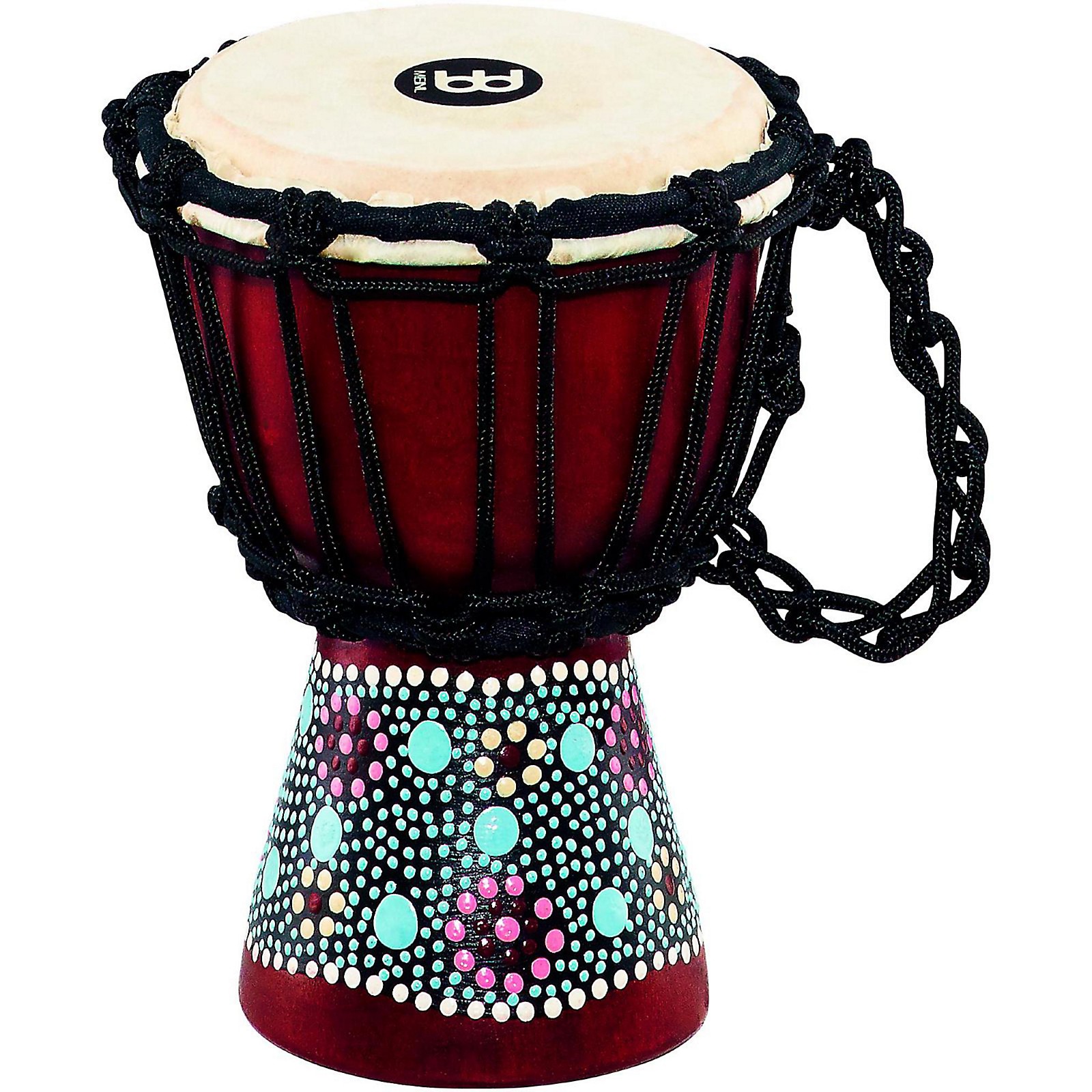 MEINL AfricanStyle Mini Djembe 4.5 in. Flower Guitar Center