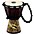 MEINL African-Style Mini Djembe 4.5 in. Gecko MEINL African-Style Mini Djembe 4.5 in. Dark Serpents