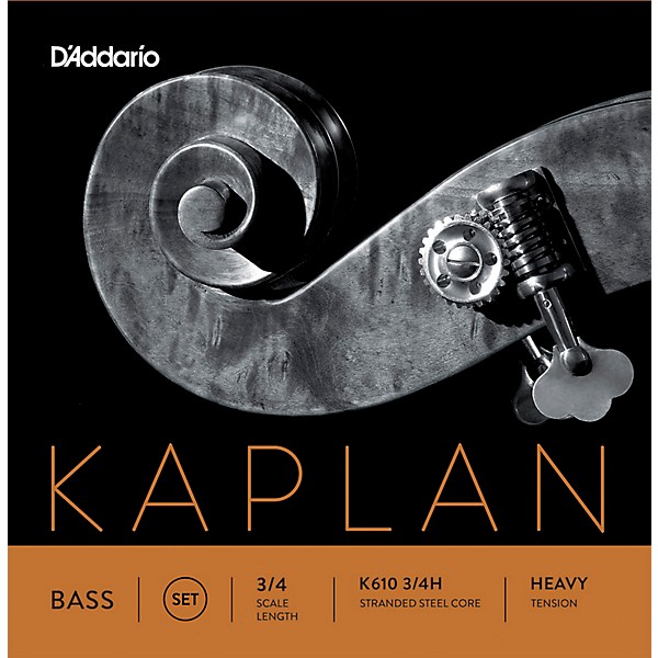 D'Addario Kaplan Series Double Bass String Set 3/4 Size Heavy