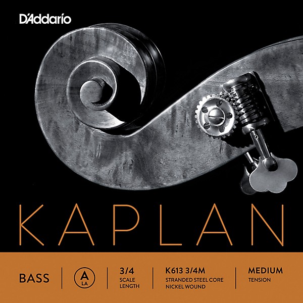 D'Addario Kaplan Series Double Bass A String 3/4 Size Medium