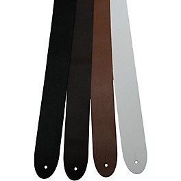 Perri's 2" Basic Leather Guitar Strap Black Perri's 2" Basic Leather Guitar Strap White