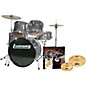 Ludwig Accent Combo 5-piece Drum Set with Meinl Cymbals Silver thumbnail